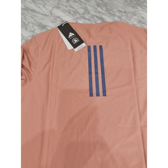 Adidas Boston Marathon 2024 Lightweight Running TEE clay women's Small IS9556 - Picture 10 of 11